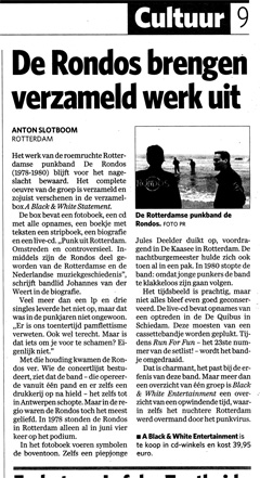 Rondos recensie AD / Roterdams Dagblad